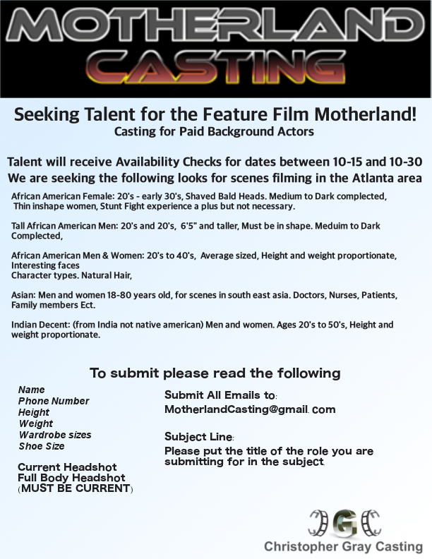 Feature Film Seeking Background with Indian Decent