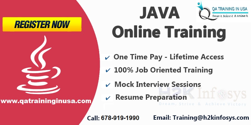 Java Online Training by QA Training in USA