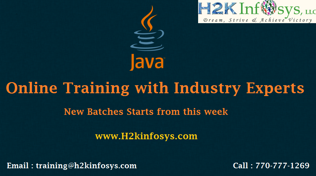 Special Offer on Java Online Training Course