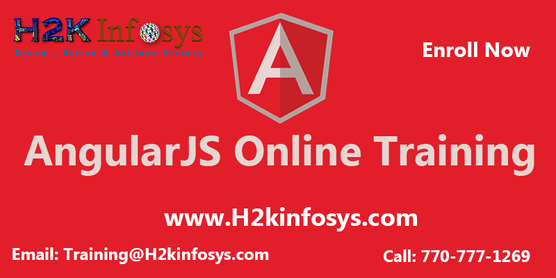  AngularJS Training provided by H2K Infosys LLC