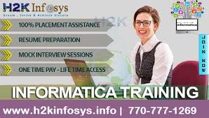 Informatica Training provided by H2K Infosys