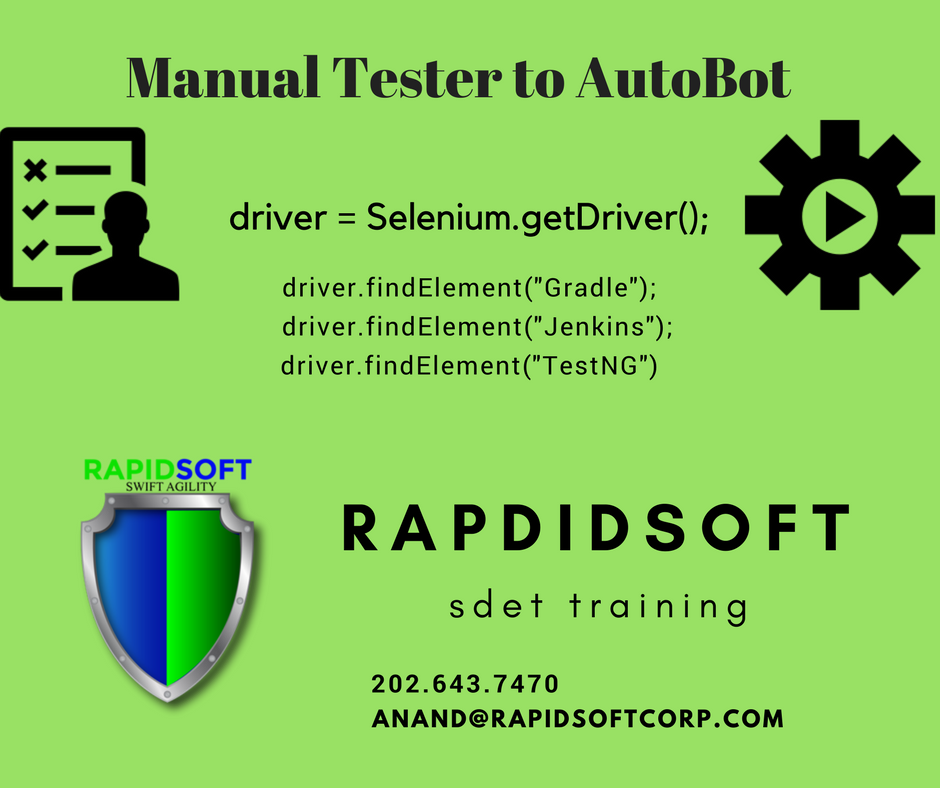 RapidSoft QA Automation and SDET Training