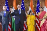 Michael R Pompeo, India, 2 2 dialogue india u s sign key defense pact, Comcasa Michael R Pompeo, India, 2 2 dialogue india u s sign key defense pact, Comcasa
