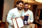 Allu Arjun awards, Allu Arjun recent, allu arjun celebrates receiving national award, 69th national awards
