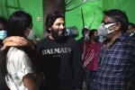 Allu Arha, Allu Arha next movie, allu arjun pays a surprise visit for his daughter, Sneha