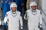 NASA, SpaceX, astronauts and capsule arrive at international space station space x, Spacex dragon
