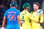 Australia vs india updates, Rajkot match updates, australia won by 66 runs in the third odi, Washington