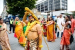 NRIs Participate in Bonalu Festivities, bonalu festival in london, over 800 nris participate in bonalu festivities in london organized by telangana community, Tauk