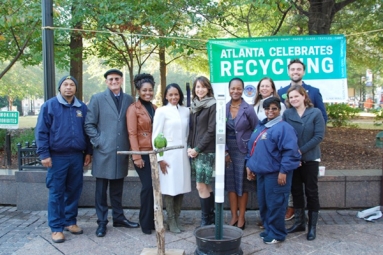Atlanta installing cigarette receptacles!