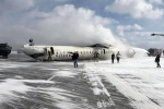 Delta aircraft, Delta aircraft Toronto Airport, delta aircraft flips upside down on landing at toronto airport, Facebook