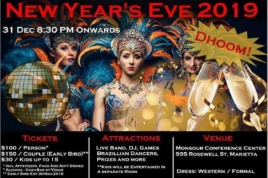 Dhoom New Years Eve 2019