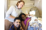 Dr Sij Hemal, Dr Sij Hemal, an indian american urologist helps deliver baby in an international flight, Air hostesses