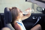 Water from Car Bottles breaking, Water from Car Bottles bad, drinking water from bottles left in car in summer is harmful, Vitamins