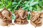 how to make ganesha with paper, how to make ganesha with clay step by step, how to make eco friendly ganesh idol from clay at home, Eco friendly