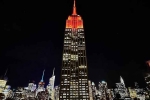 FIA, FIA, empire state building lit up to honour the festival of lights, Empire state realty trust