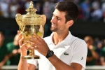 Wimbledon title winner, Novak Djokovic Beats Roger Federer, novak djokovic beats roger federer to win fifth wimbledon title in longest ever final, Andy murray