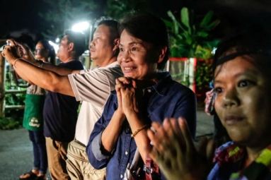 Four Boys Rescued from Flooded Thai Cave