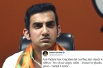 gautam gambhir, gautam gambhir about people shaming Indian flag, forget jail gautam gambhir s suggestion for indian flag shamers, S indians abroad