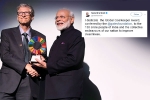 Bill and Melinda Gates Foundation, narendra modi receives  Global Goalkeeper Award, narendra modi receives global goalkeeper award, Melinda gates
