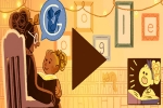 Doodle, Rukmini Devi Arundale, google s doodle celebrates women s day, Google doodle