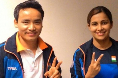 Jitu Rai, Heena Sindhu wins ISSF World Cup the Mixed team Event