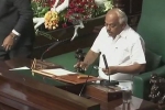 Speaker, Speaker, karnataka floor test update congress leader k r ramesh kumar elected as speaker, Trust vote