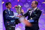 Spelling Bee 2018, Karthik Nemmani, indian american wins scripps national spelling bee 2018, Scripps national spelling bee