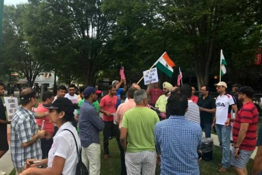 Kashmiri Pandit Community Holds Rally in Atlanta