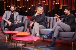 Koffee with Karan, Baahubali team, baahubali trio shares coffee couch on koffee with karan, Rana daggupati