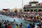 kumbh mela 2019 dates in hindi, Indian diaspora in Kumbh mela, kumbh mela 2019 indian diaspora takes dip in holy water at sangam, Kumbh mela