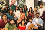 Varun Tej, Niharika, mega heroes bond over christmas party, Allu sirish