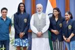 national sports awardees, P.V. Sindhu, modi hosts national sports awardees invites ideas to improve sports, Arjuna award