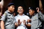 Reuters Reporters, Reuters, myanmar jails reuters reporters for seven years, Kyaw soe oo
