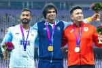 Neeraj Chopra winner, Neeraj Chopra latest, neeraj chopra shines the best in asian games 2023, Football