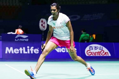 P V Sindhu lifts 1st super series premier title!