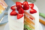 rainbow cake, baking, rainbow cake easy recipe make at home, Rainbow cake