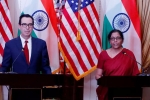 US, Nirmala Sitharaman, us seeks further relaxation in india fdi policy, Steven mnuchin
