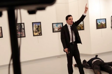 Russian ambassador to Turkey shot dead in Ankara!