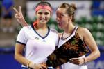 Sania Mirza, Barbora Strycova, sania mirza barbora strycova clinch pan pacific open title, Martina hingis