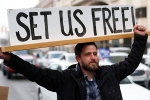 Unites states, donald trump, scattered protests happen in u s against stay at home orders, General elections