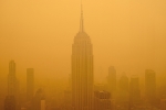 New York breaking, New York smog, smog choking new york, Flights