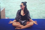 Sonakshi Sinha news, Sonakshi Sinha Maldives, sonakshi s latest look keeps the heat on, Cleavage