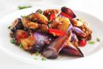 Brinjal recipe, Stir-fried Brinjal, tasty stir fried brinjal, Brown rice pulao Brinjal recipe, Stir-fried Brinjal, tasty stir fried brinjal, Brown rice pulao