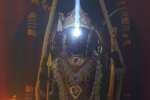 Surya Tilak Ram Lalla idol, Surya Tilak Ram Lalla idol 2024, surya tilak illuminates ram lalla idol in ayodhya, Just in