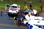 Texas Road accident names, Texas Road accident names, texas road accident six telugu people dead, County