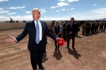 US system, United States, u s is full trump announces to migrants at mexico border, Border wall