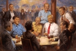 painting, White House, trump mocked over white house painting, White house painting