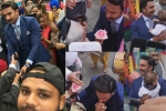 ranveer singh giving flower to elderly woman, bollywood, watch video of ranveer singh giving a flower to an elderly woman is winning hearts, World cup 2019