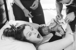 pregnancy, nancy ray instagram post, mother s moment of surprise perfectly captured after she births a boy while expecting a girl goes viral, Jolly