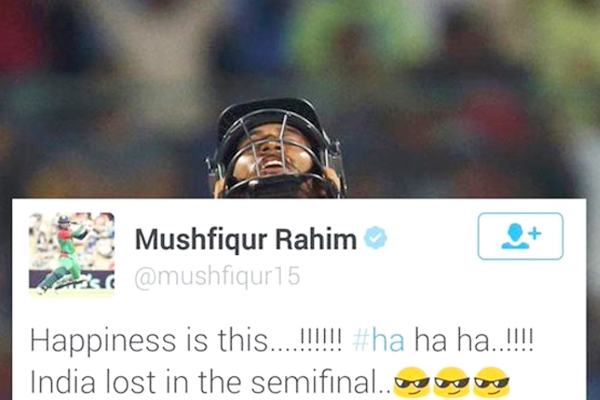 “Happiness is this...!!! India lost in the semifinal" - Mushfiqur Rahim
